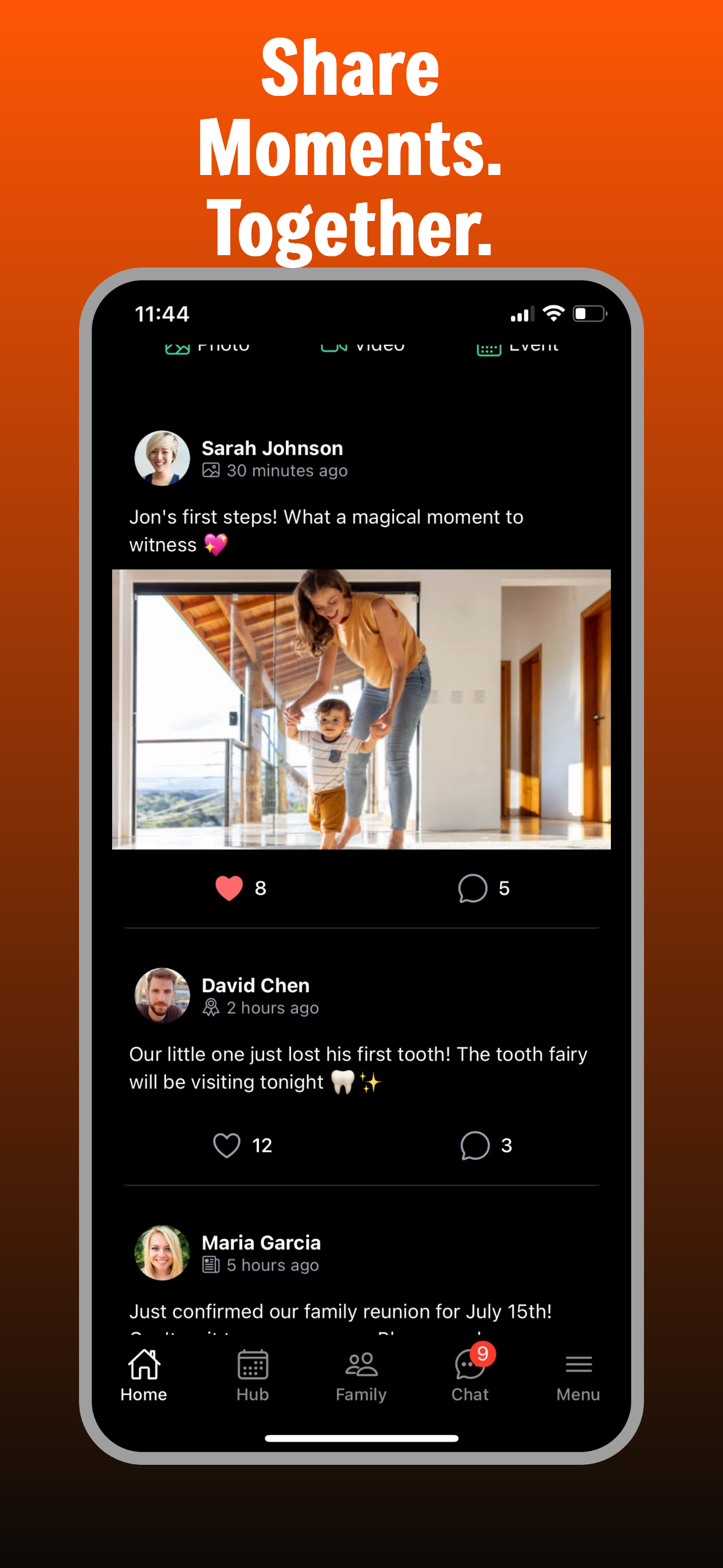 trulyKin App Screenshot 1